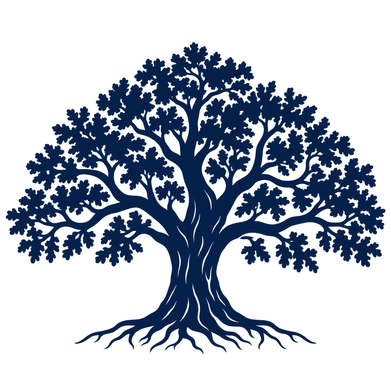 White American Rights oak tree logo